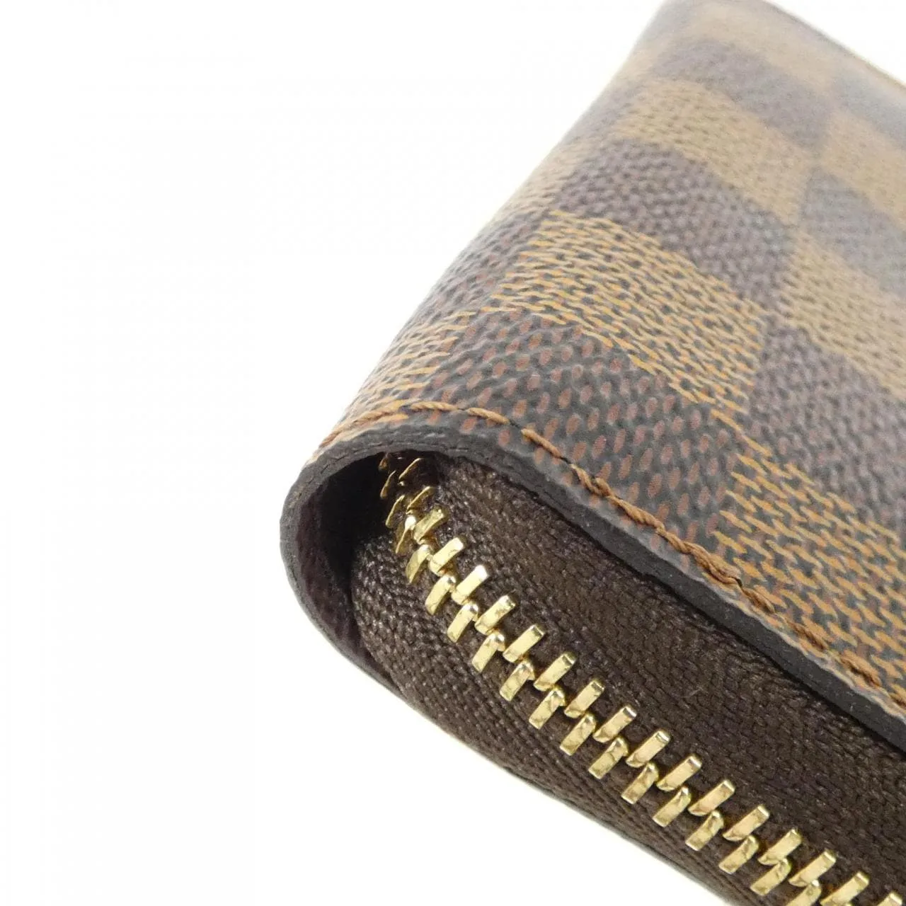LOUIS VUITTON N63070 Coin Case Damier 黑色 Damier 中古品A - 縮圖 4