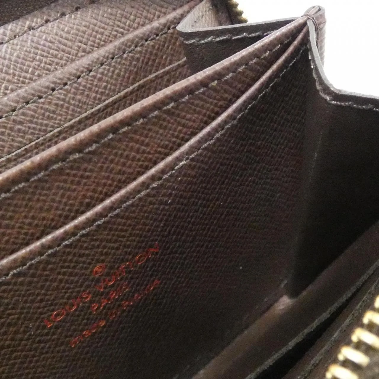 LOUIS VUITTON N63070 Coin Case Damier 黑色 Damier 中古品A - 縮圖 7
