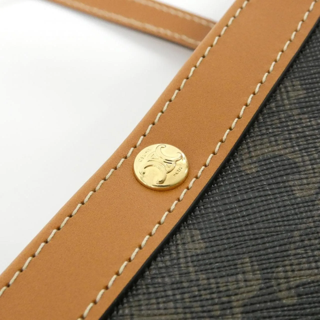 CELINE 123832O90 Shoulder Canvas Black Canvas New - Thumbnail 3