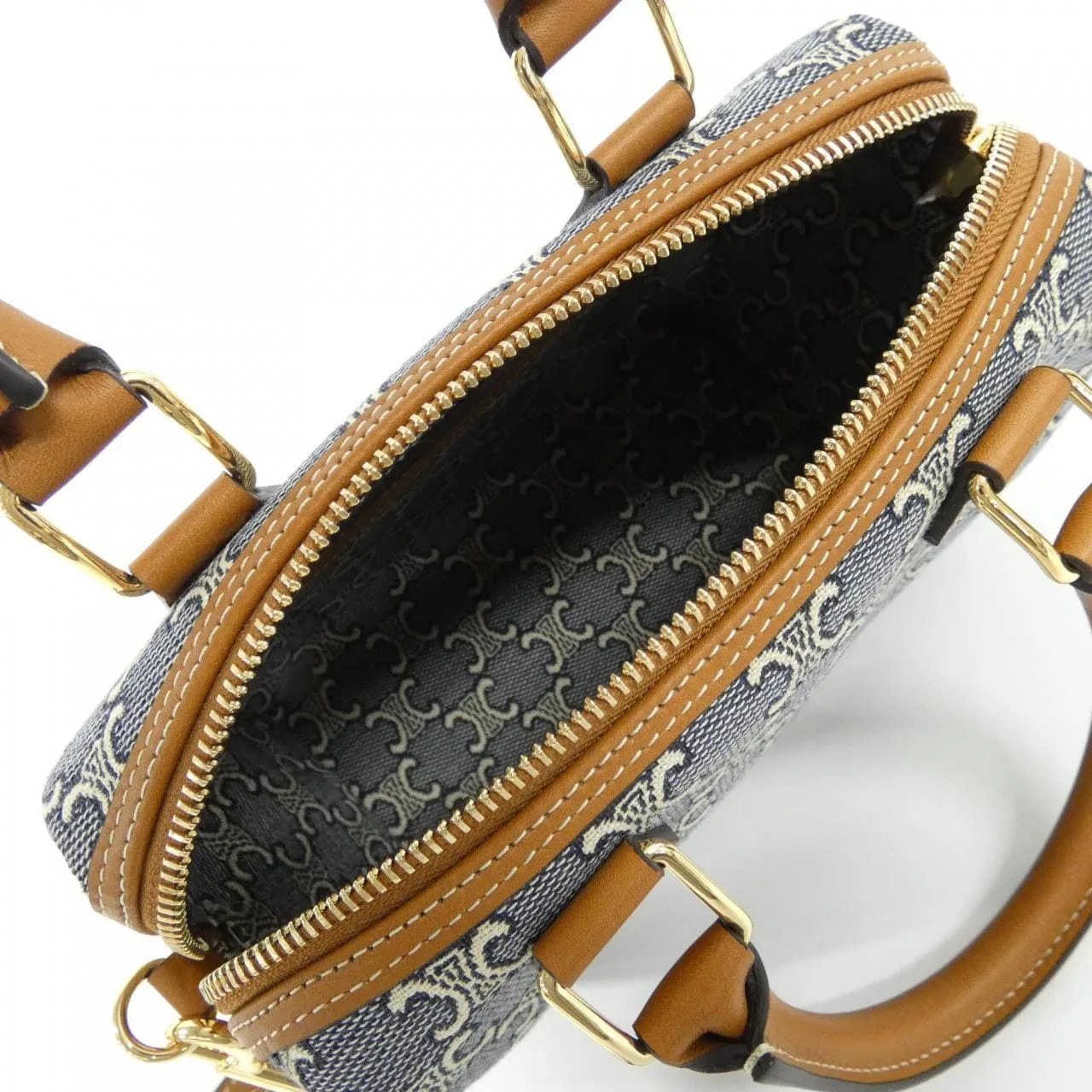 CELINE Cabas 113772U29 Boston Canvas Black Canvas New - Thumbnail 4
