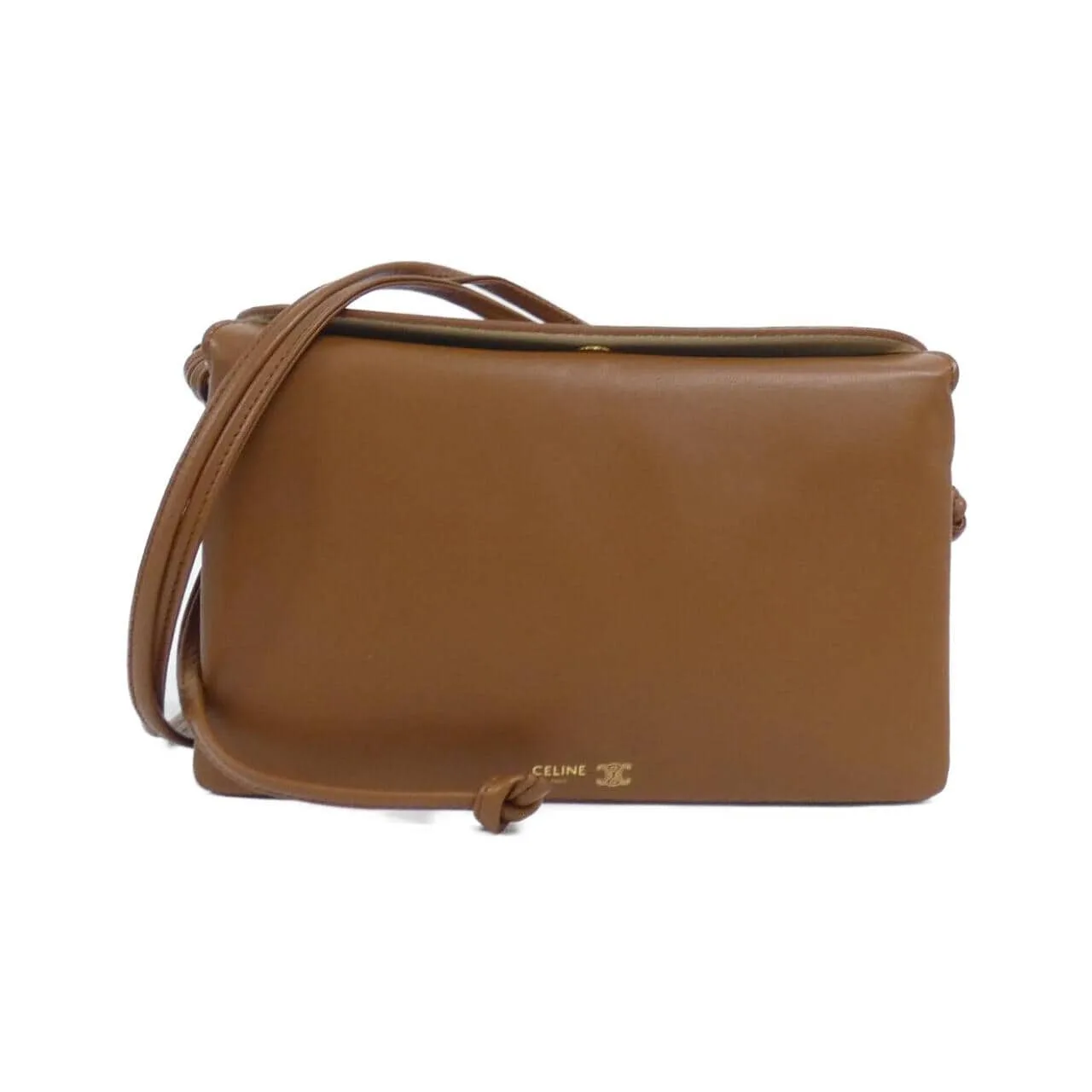 CELINE 10P862O86 Shoulder Lambskin Black