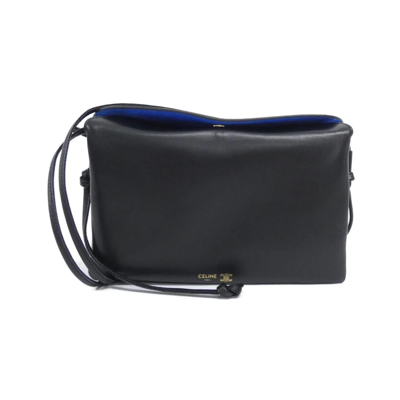 CELINE 10P862O86 Shoulder Lambskin Black