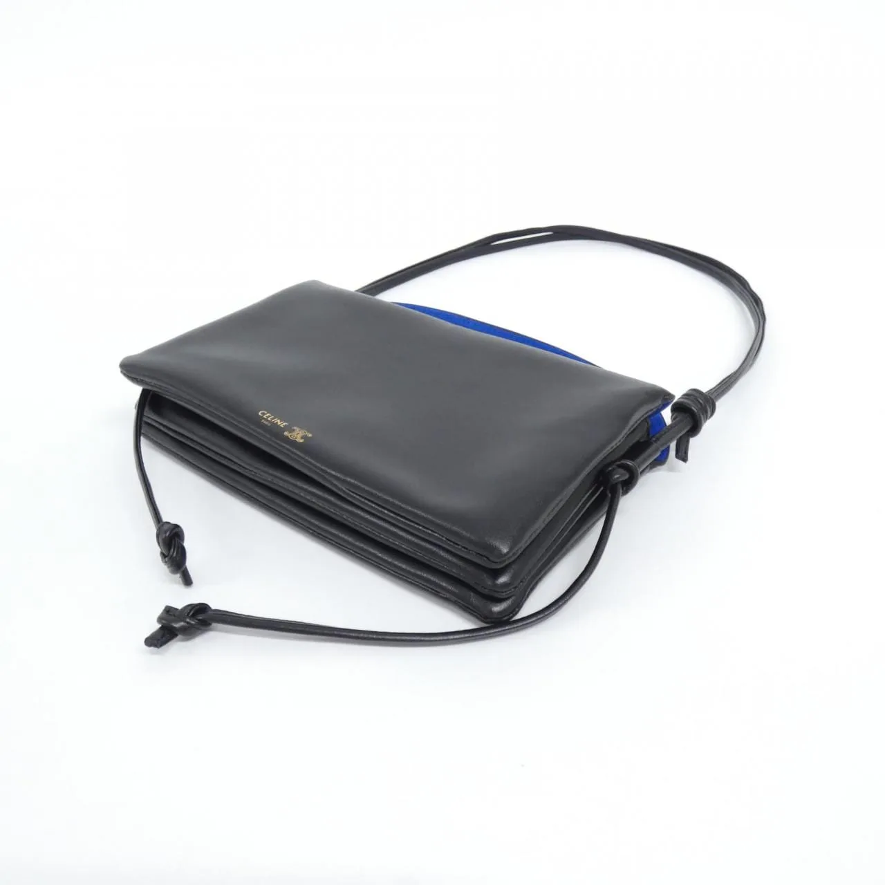 CELINE 10P862O86 Shoulder Lambskin Black Lambskin New - Thumbnail 3