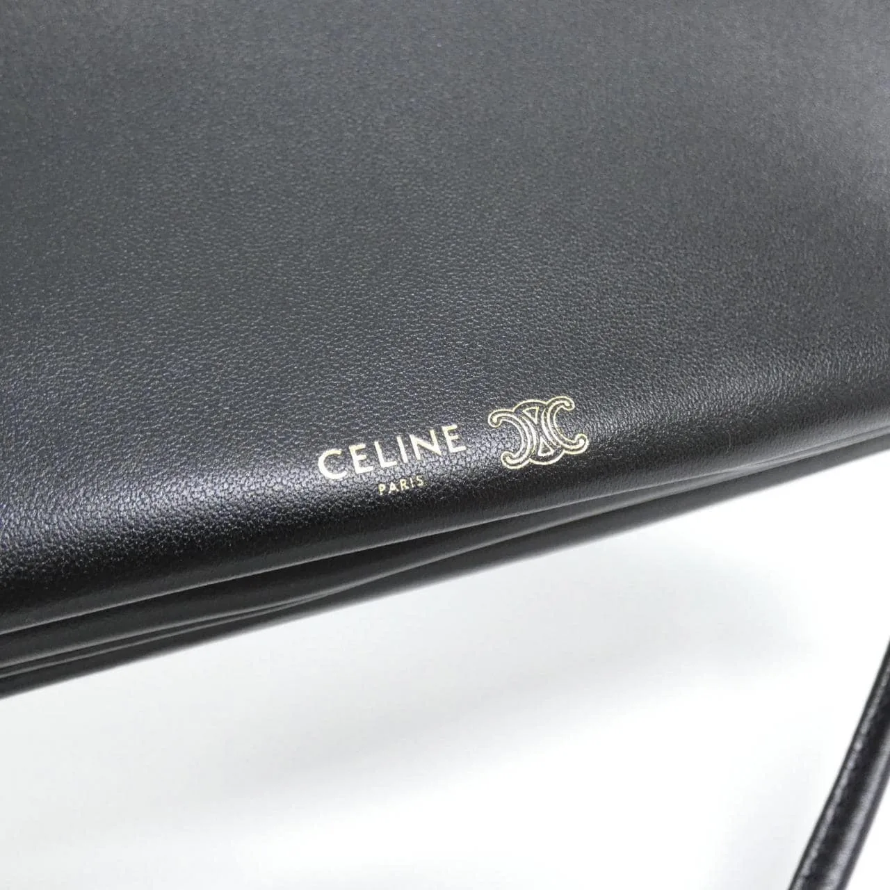 CELINE 10P862O86 Shoulder Lambskin Black Lambskin New - Thumbnail 4