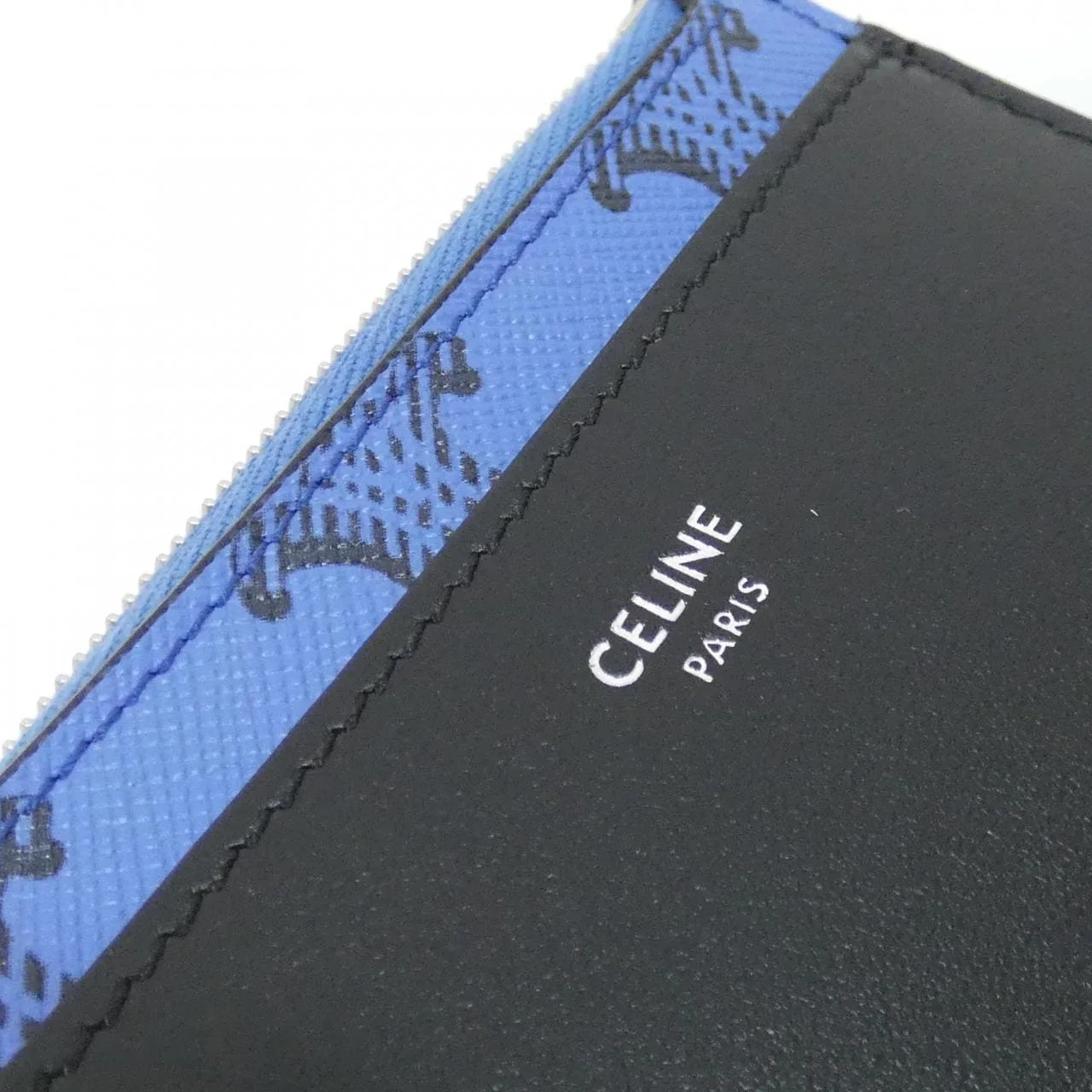 CELINE 10F992V18 散紙包 帆布 黑色 帆布 新品 - 縮圖 3