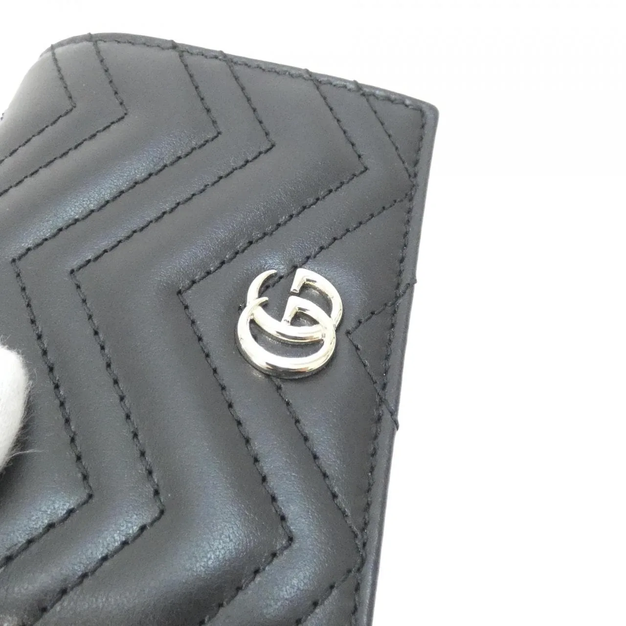 GUCCI 466492 AAET8 Wallet Leather Black Leather New - Thumbnail 3