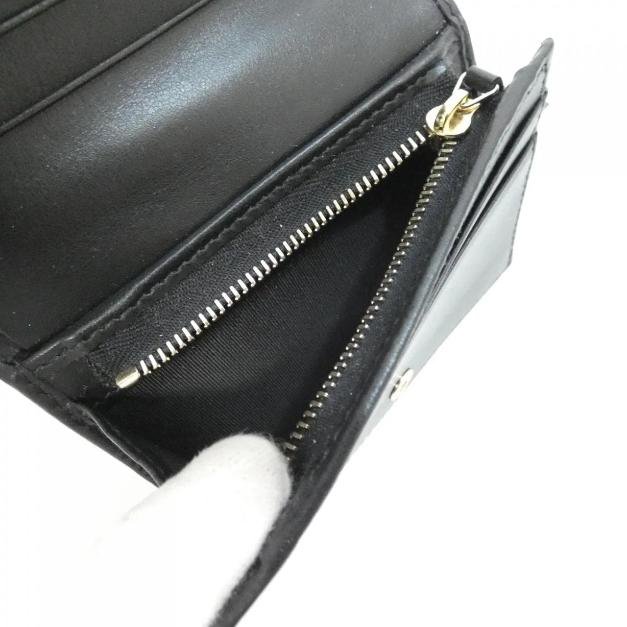 GUCCI 466492 AAET8 Wallet Leather Black Leather New - Thumbnail 5