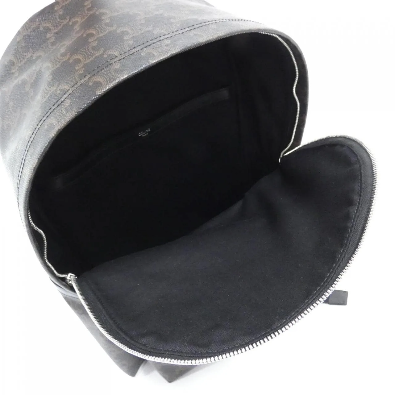CELINE Triomphe 188382BOV Backpack Canvas Black Canvas New - Thumbnail 6