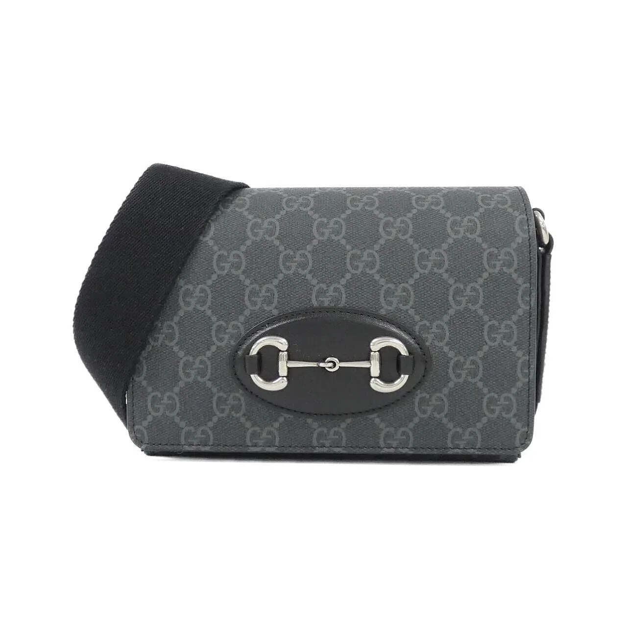 GUCCI 855566 FAFJB 肩背包 帆布 Black