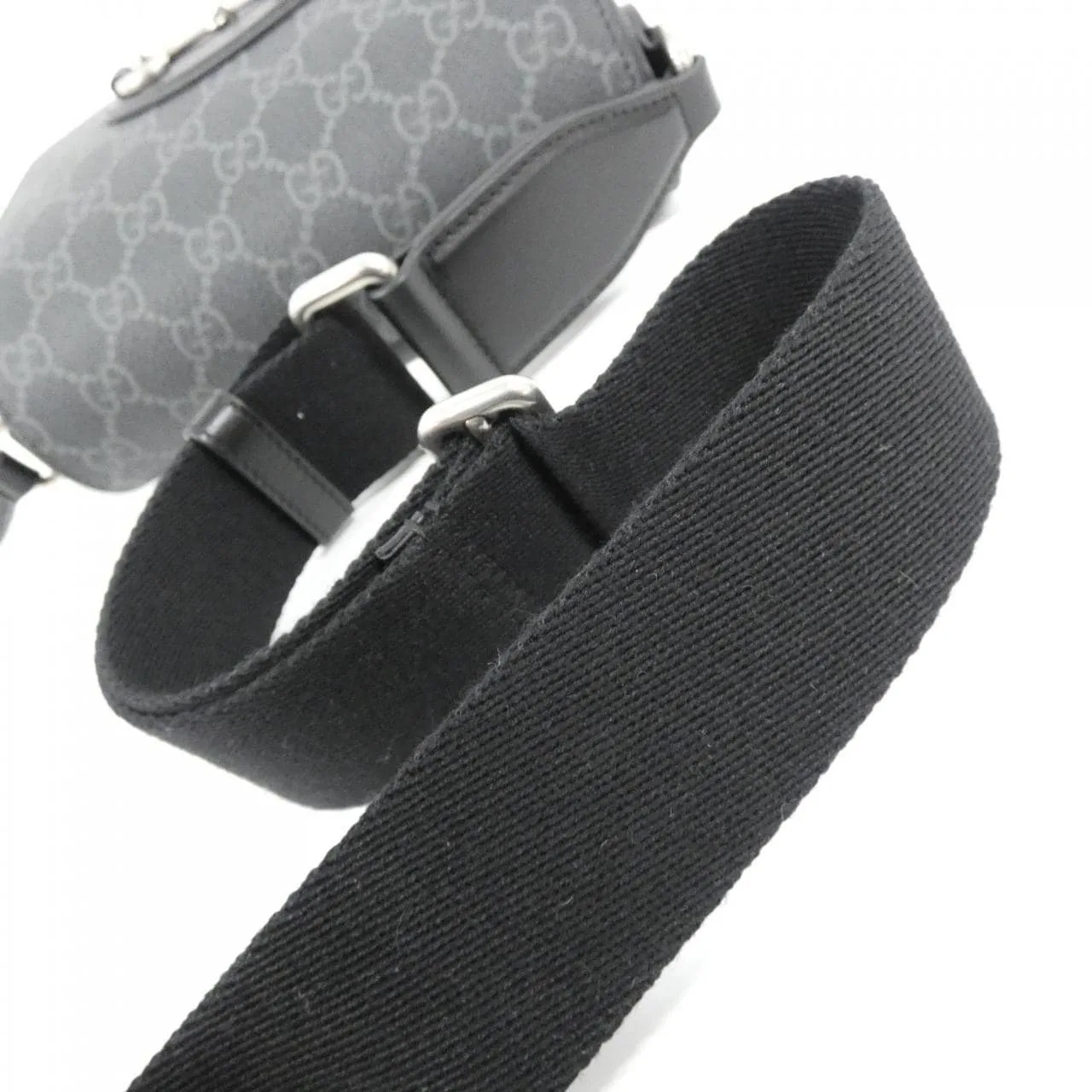 GUCCI 855566 FAFJB 肩背包 帆布 黑色 帆布 新品 - 縮圖 5