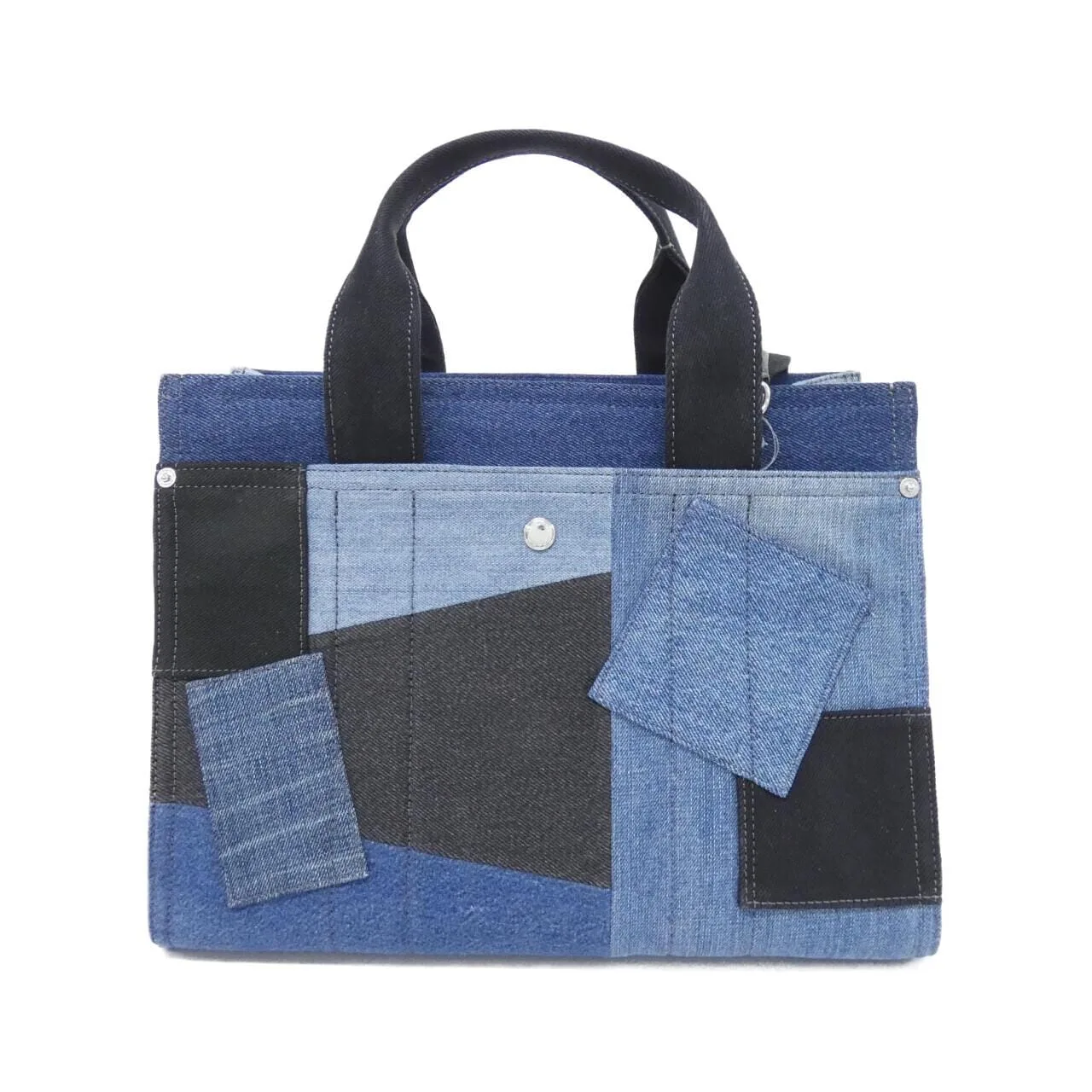 COACH CAM72 手提包 牛仔布 黑色 牛仔布 新品 - 縮圖 2