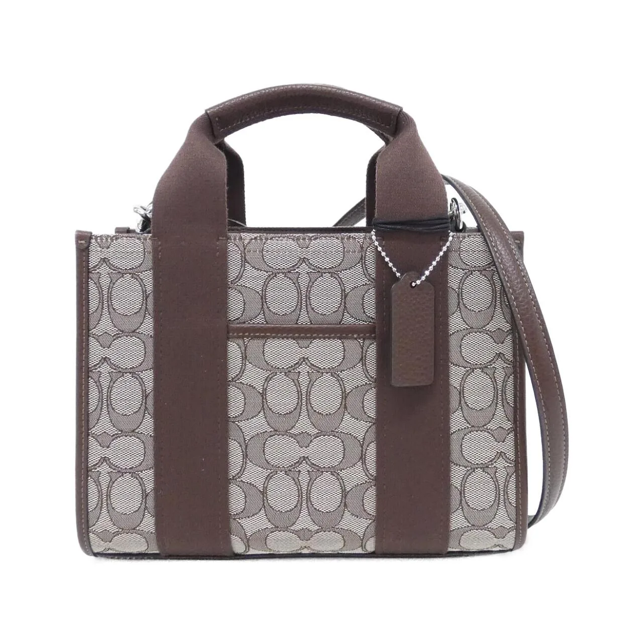 COACH CAR78 手提包 帆布 Black