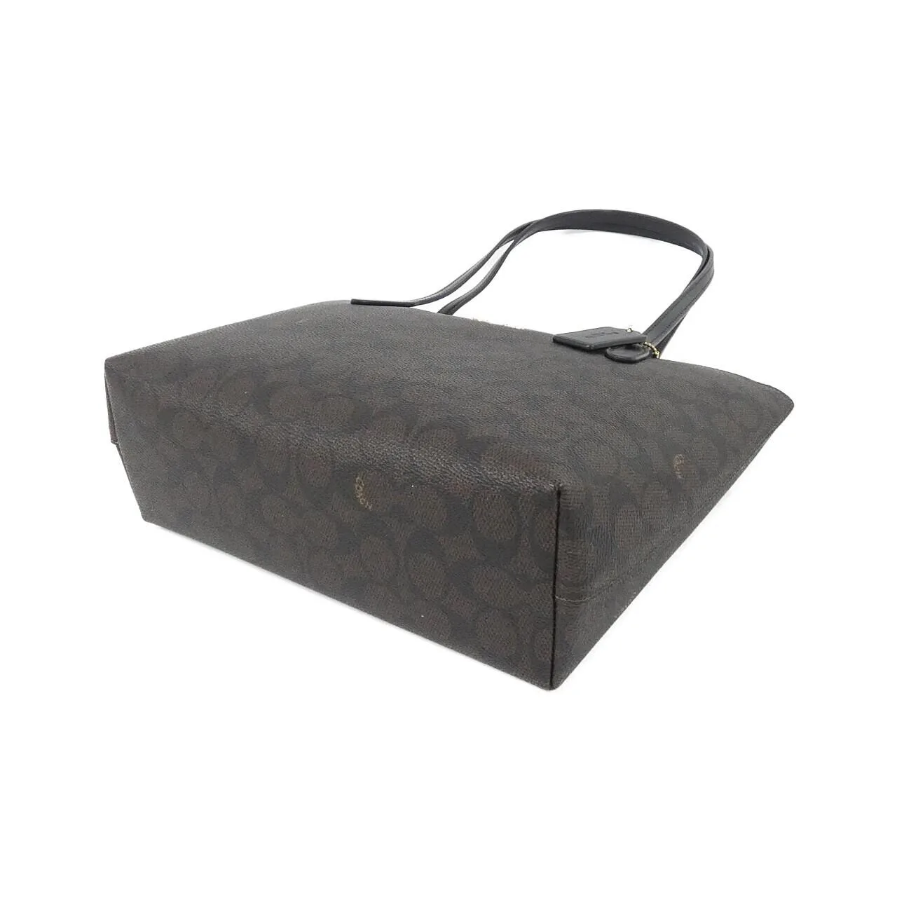 COACH CBT18 手提包 帆布 黑色 帆布 新品 - 縮圖 3