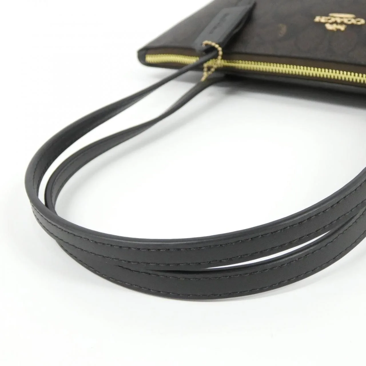 COACH CBT18 手提包 帆布 黑色 帆布 新品 - 縮圖 5