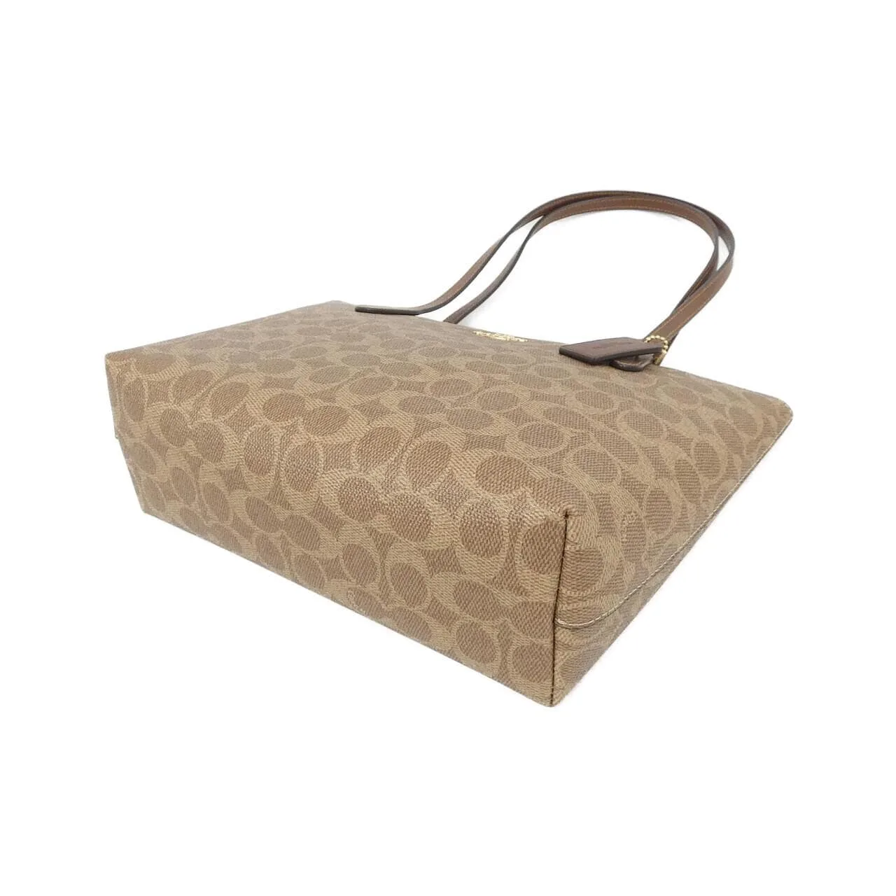 COACH CBT18 手提包 帆布 黑色 帆布 新品 - 縮圖 3