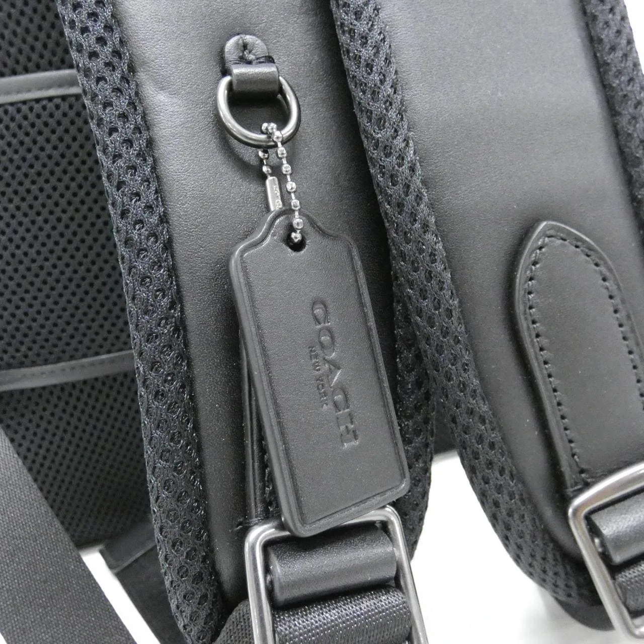 COACH CV922 背包 帆布 黑色 帆布 新品 - 縮圖 4