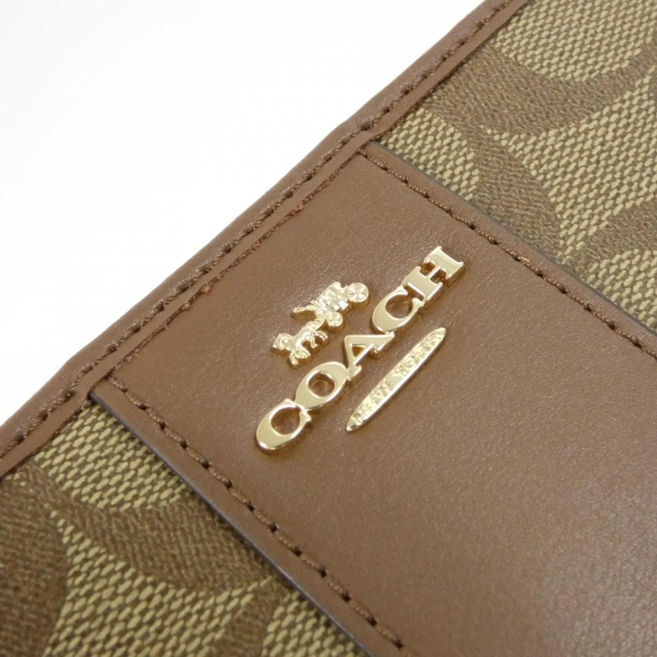 COACH 54630 銀包 帆布 黑色 帆布 新品 - 縮圖 4