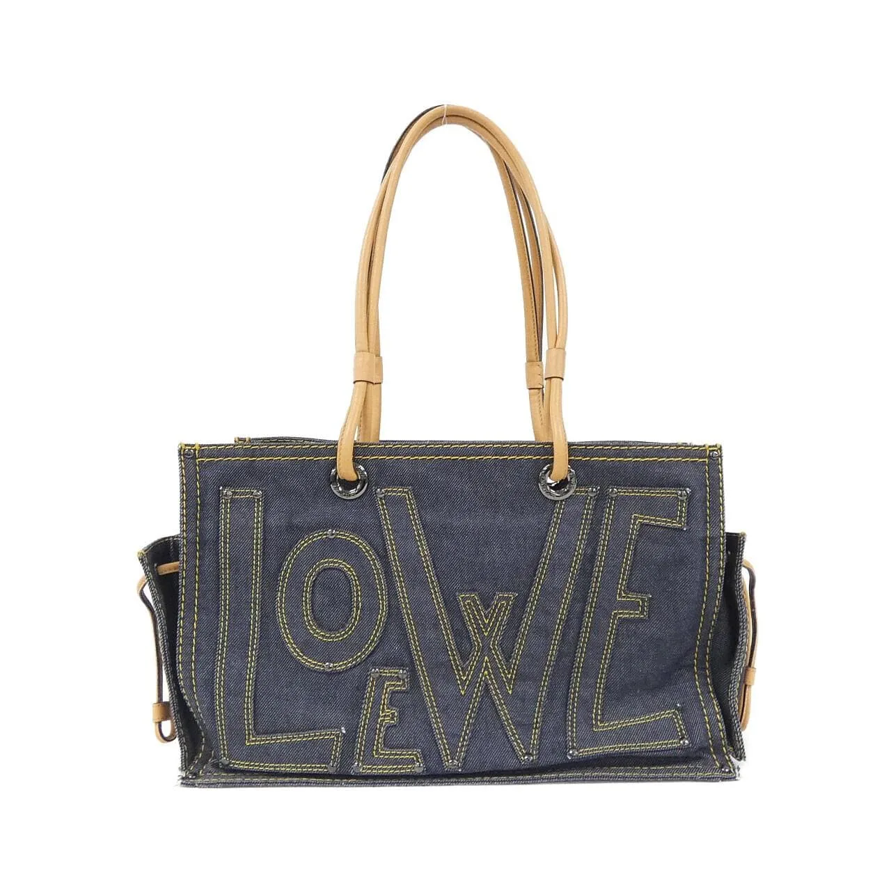 LOEWE 手提包 牛仔布 2