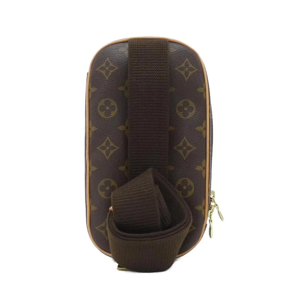 LOUIS VUITTON Pochette M51870 Shoulder Monogram 黑色 Monogram 中古品A - 縮圖 2