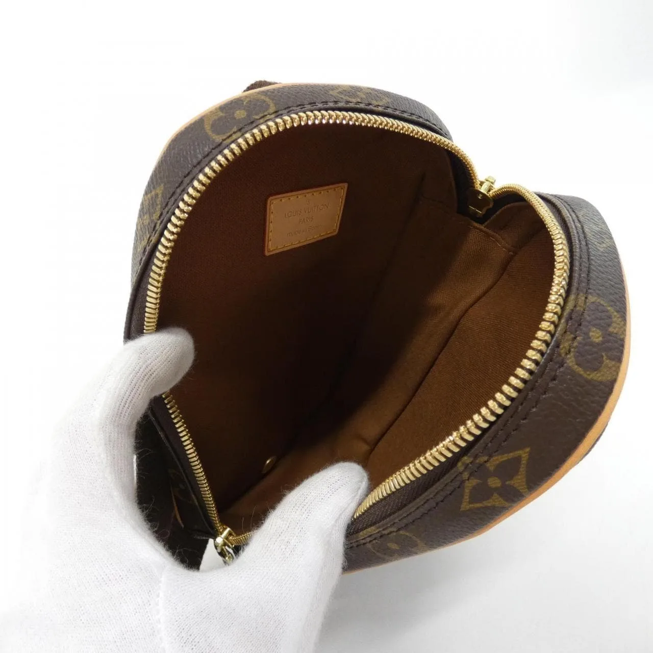 LOUIS VUITTON Pochette M51870 Shoulder Monogram 黑色 Monogram 中古品A - 縮圖 6