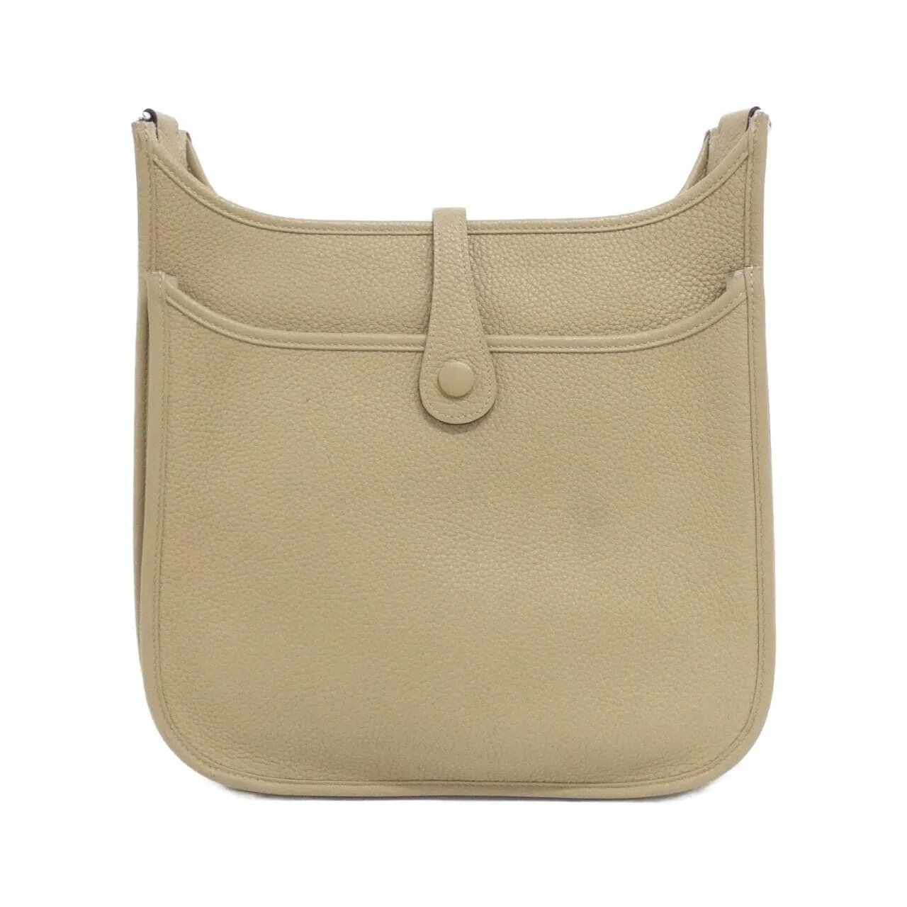 HERMES Evelyne 071404CK Shoulder Clemence Black Clemence Leather Rank A - Thumbnail 2