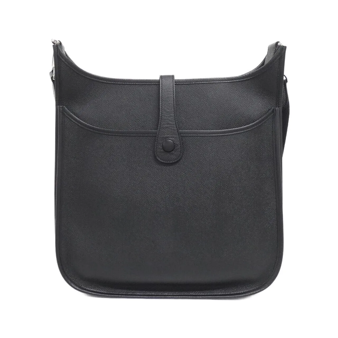 HERMES Evelyne 056276CK Shoulder Epsom Black Epsom Leather Rank A - Thumbnail 2