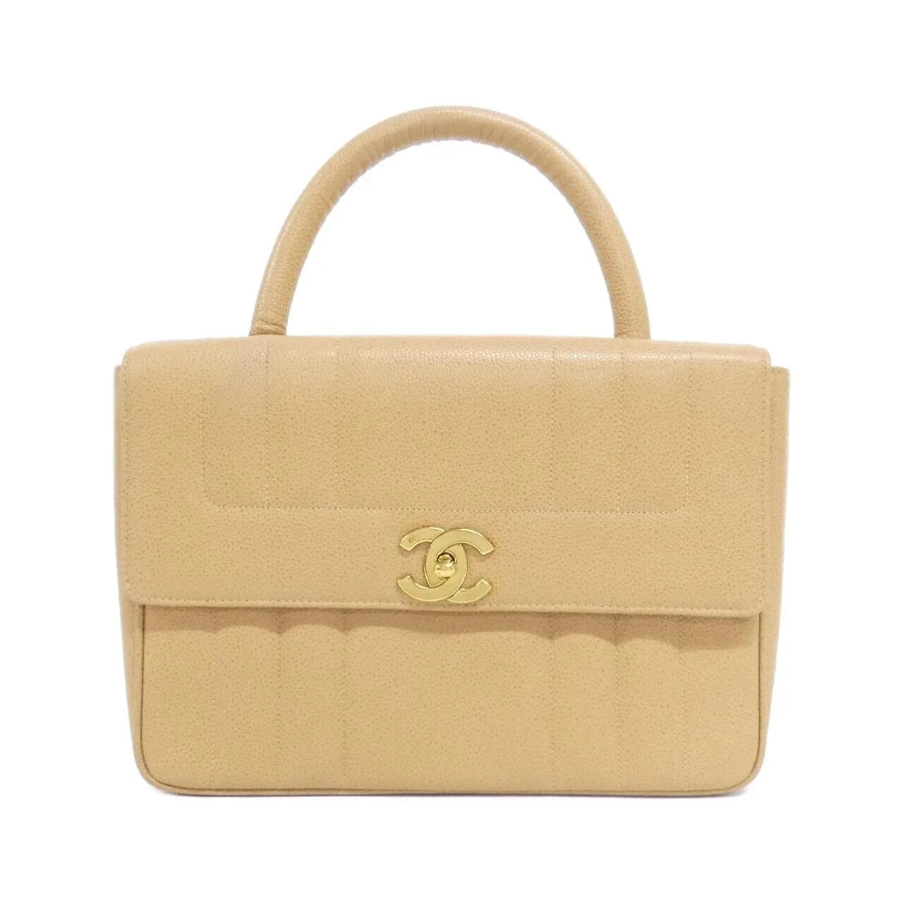 CHANEL 手提包 荔枝紋牛皮