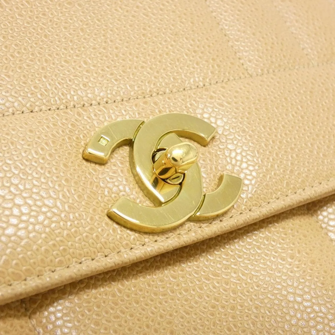 CHANEL 手提包 荔枝紋牛皮 4