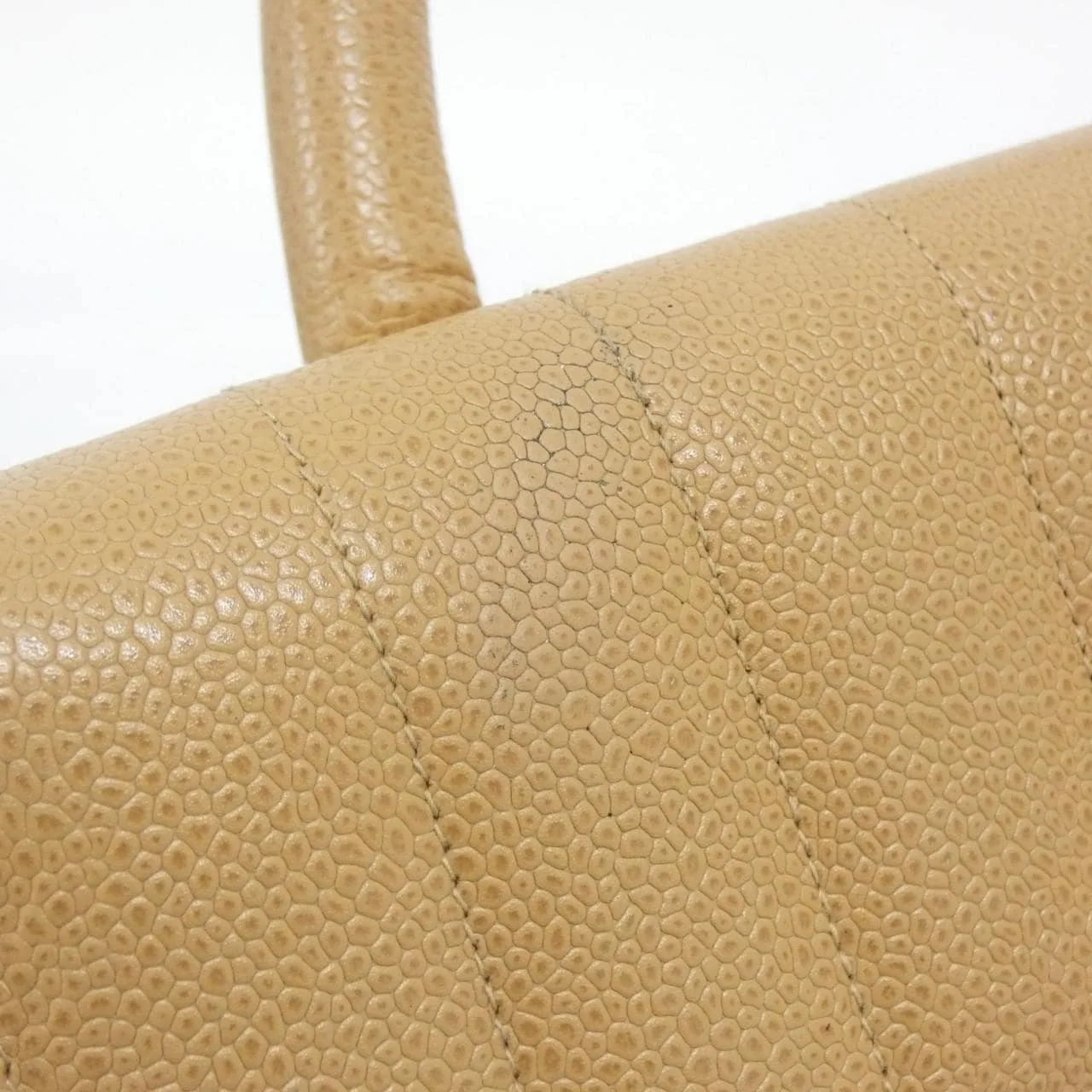 CHANEL 手提包 荔枝紋牛皮 5