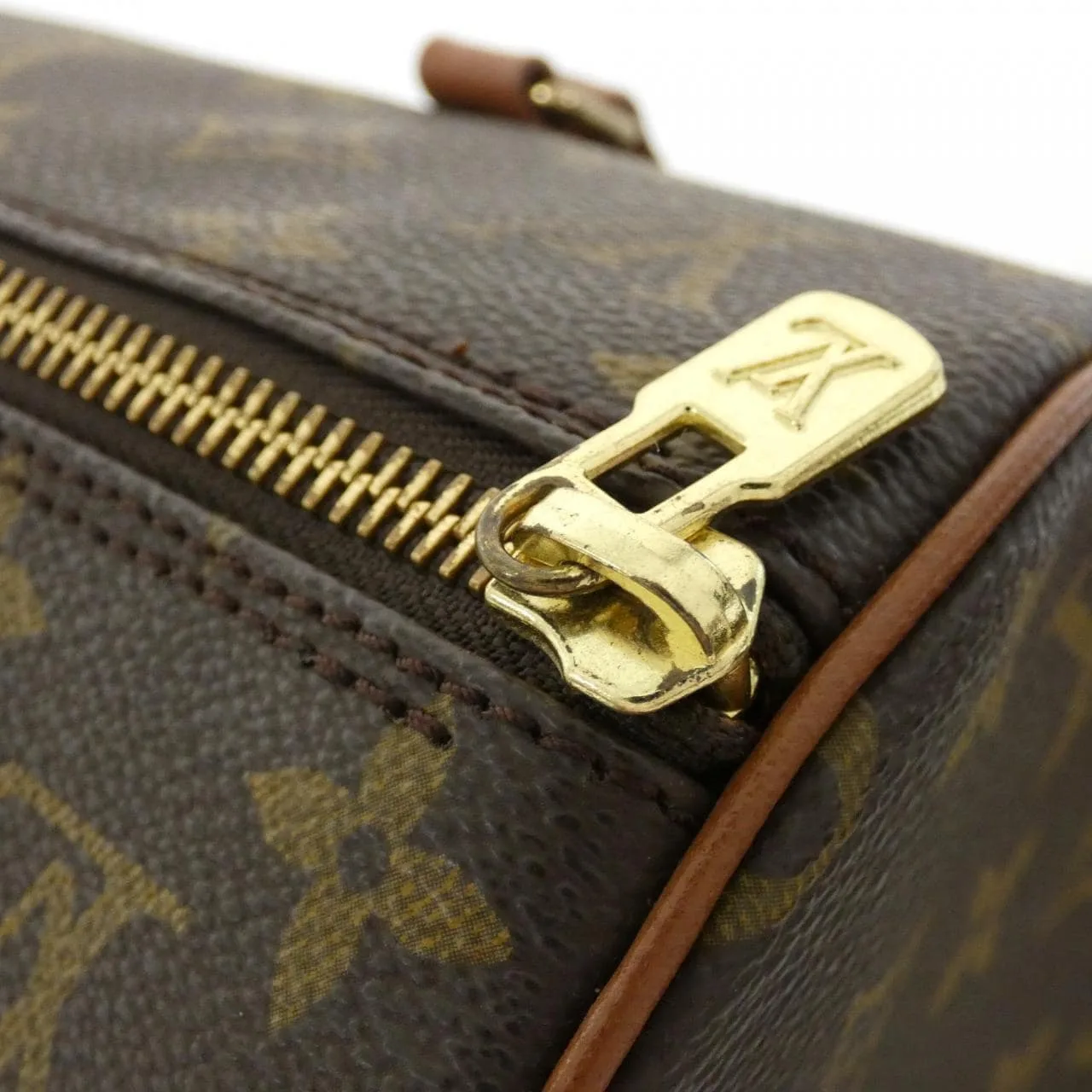 LOUIS VUITTON Papillon M51365 Handbag Monogram 黑色 Monogram 中古品A - 縮圖 4