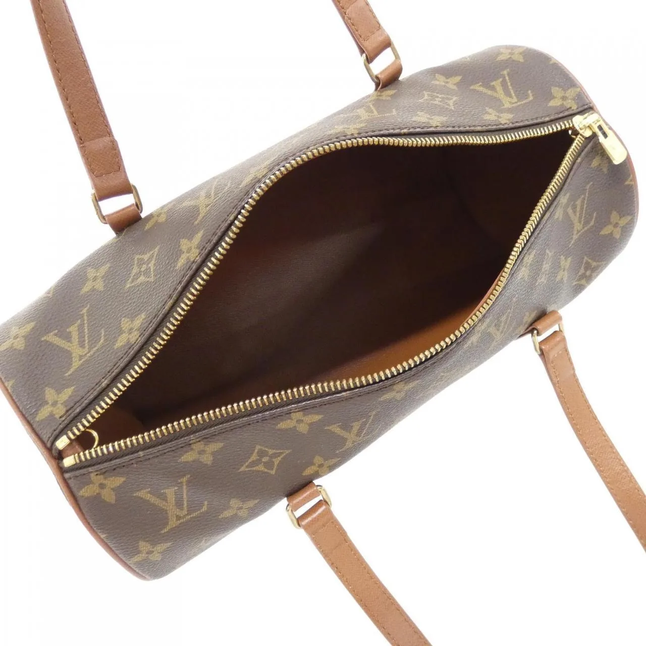 LOUIS VUITTON Papillon M51365 Handbag Monogram 黑色 Monogram 中古品A - 縮圖 6
