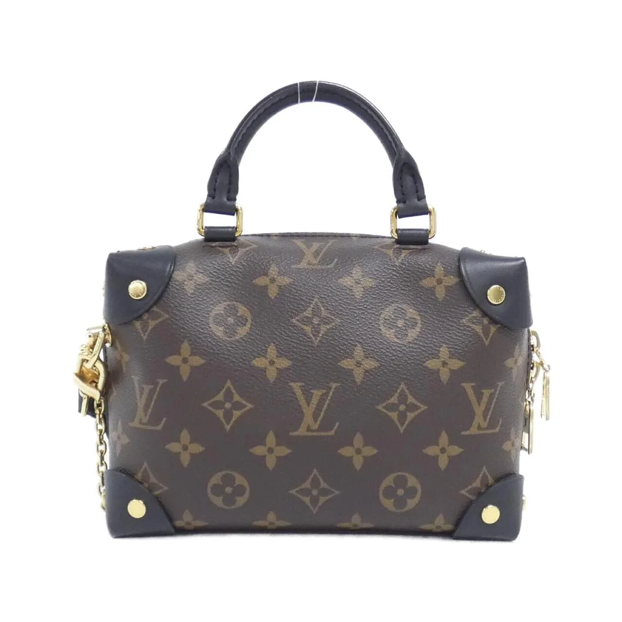 LOUIS VUITTON M45571 Handbag Monogram 黑色 Monogram 中古品A - 縮圖 2