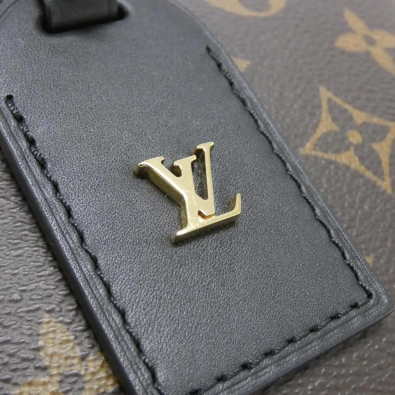LOUIS VUITTON M45571 Handbag Monogram 黑色 Monogram 中古品A - 縮圖 4
