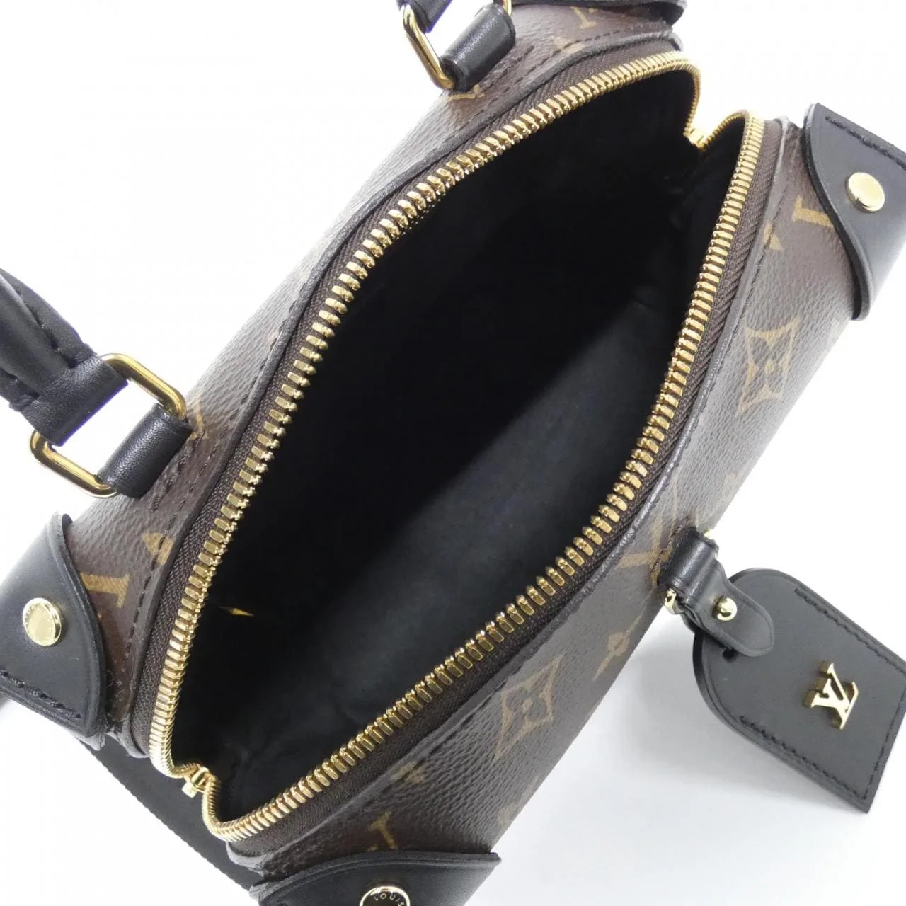 LOUIS VUITTON M45571 Handbag Monogram 黑色 Monogram 中古品A - 縮圖 7