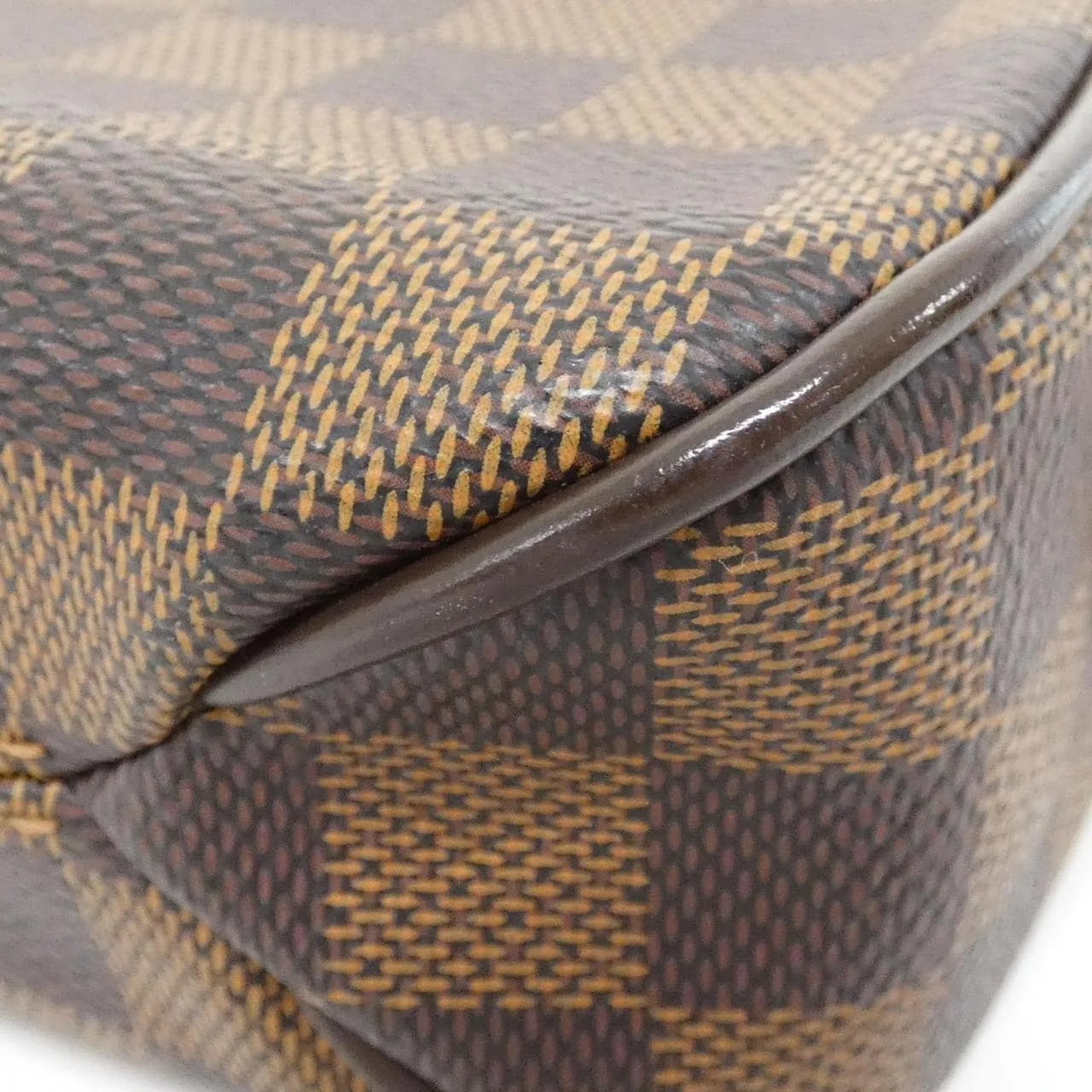 LOUIS VUITTON Pochette N41219 公事包 Damier 黑色 Damier 中古品A - 縮圖 3