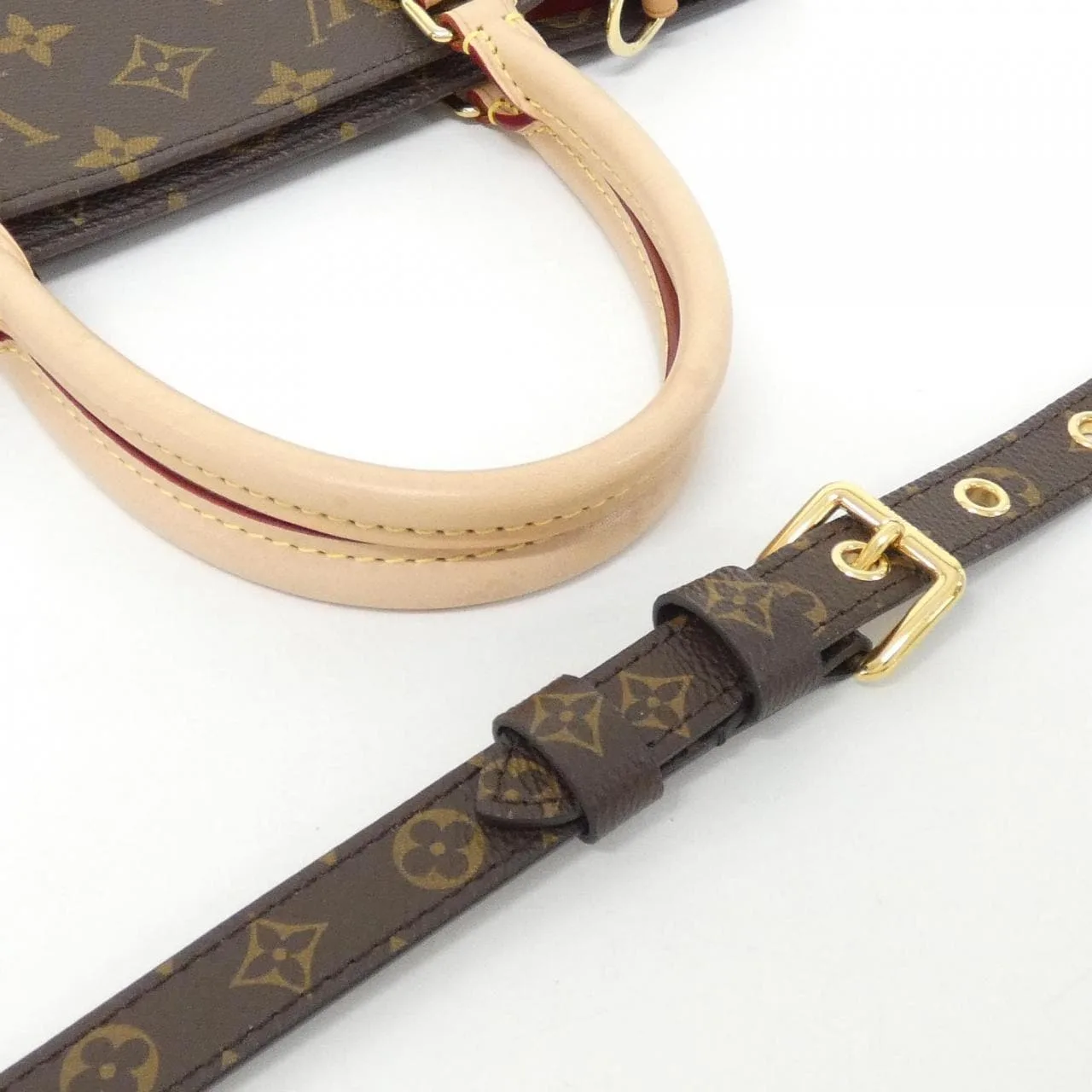 LOUIS VUITTON M46263 手提包 Monogram 黑色 Monogram 中古品A - 縮圖 5
