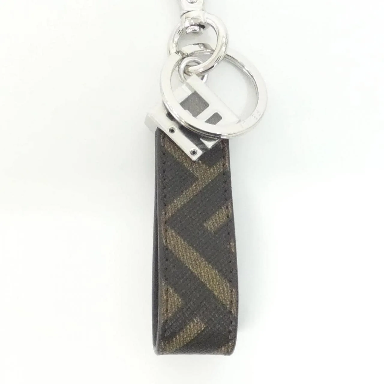 FENDI 7AP100 AFCB Key Case Canvas