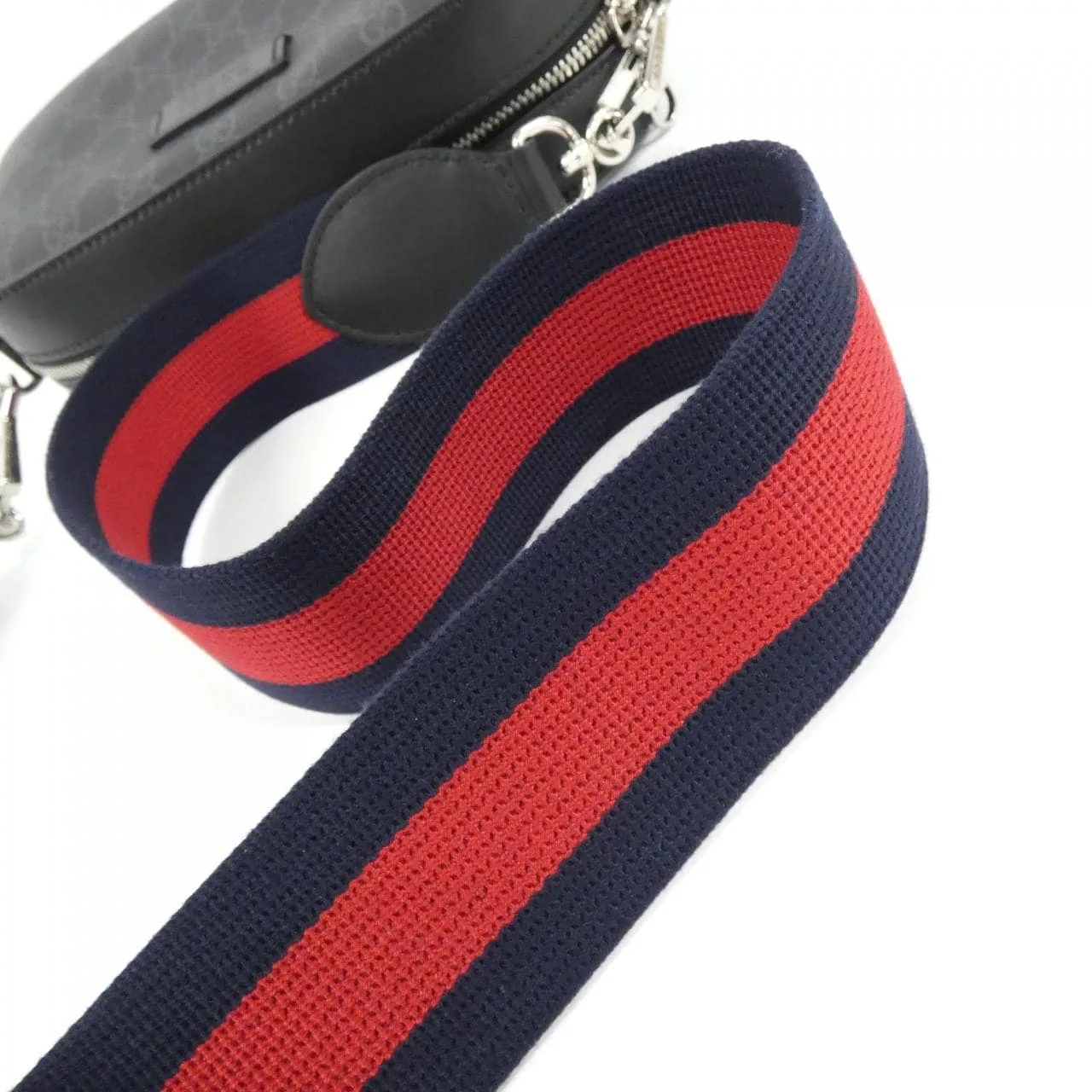 GUCCI 574886 K5RLN 肩背包 帆布 黑色 帆布 新品 - 縮圖 5