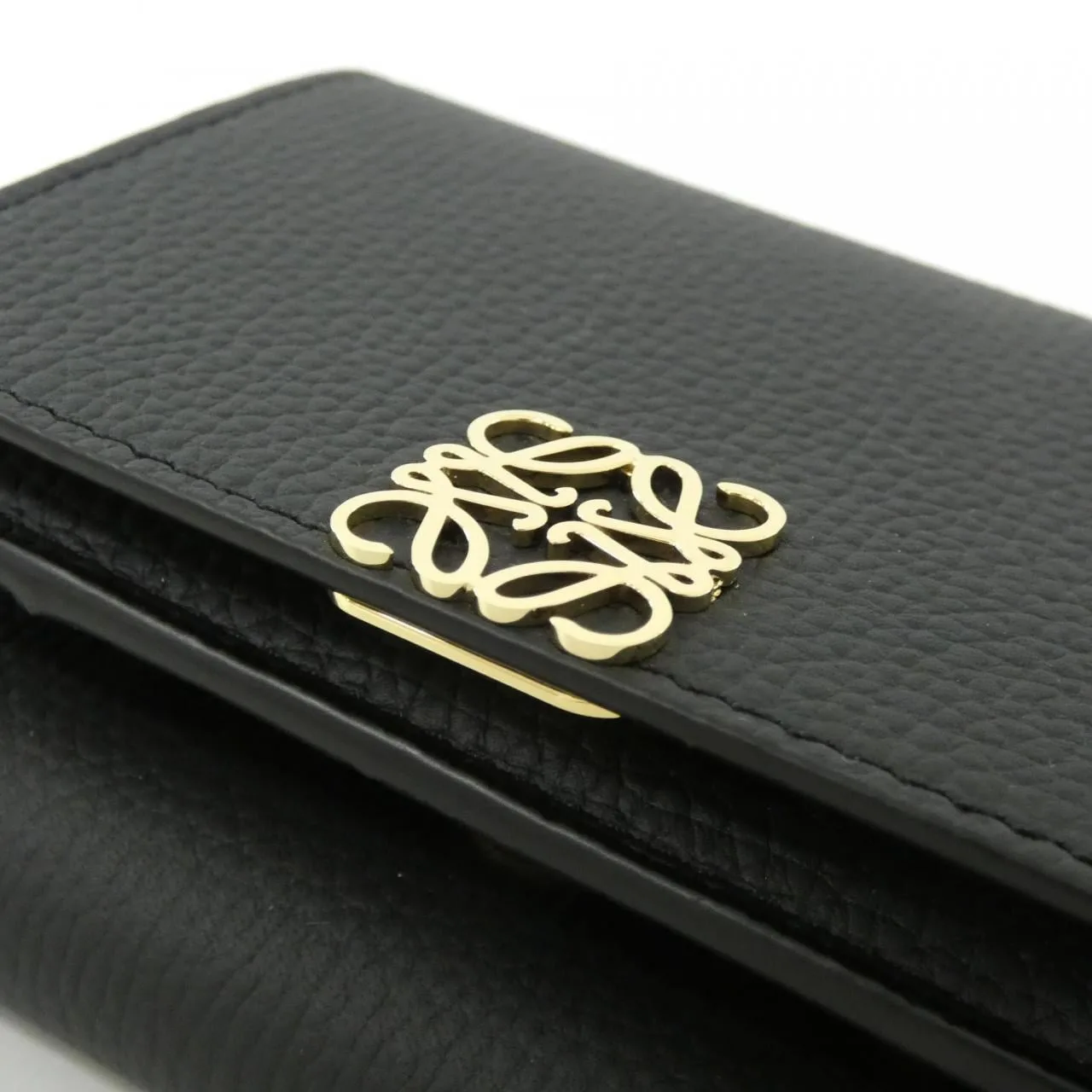 LOEWE C821TR2X16 Wallet Lambskin Black Lambskin New - Thumbnail 3