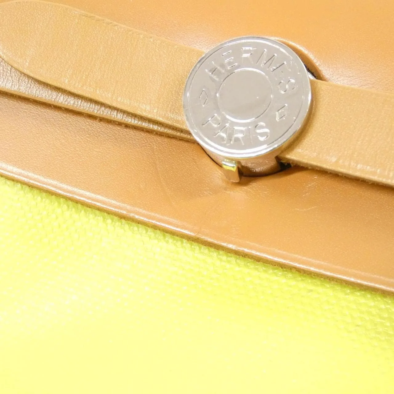 HERMES Herbag 072069CK Handbag Beige Rank A - Thumbnail 6