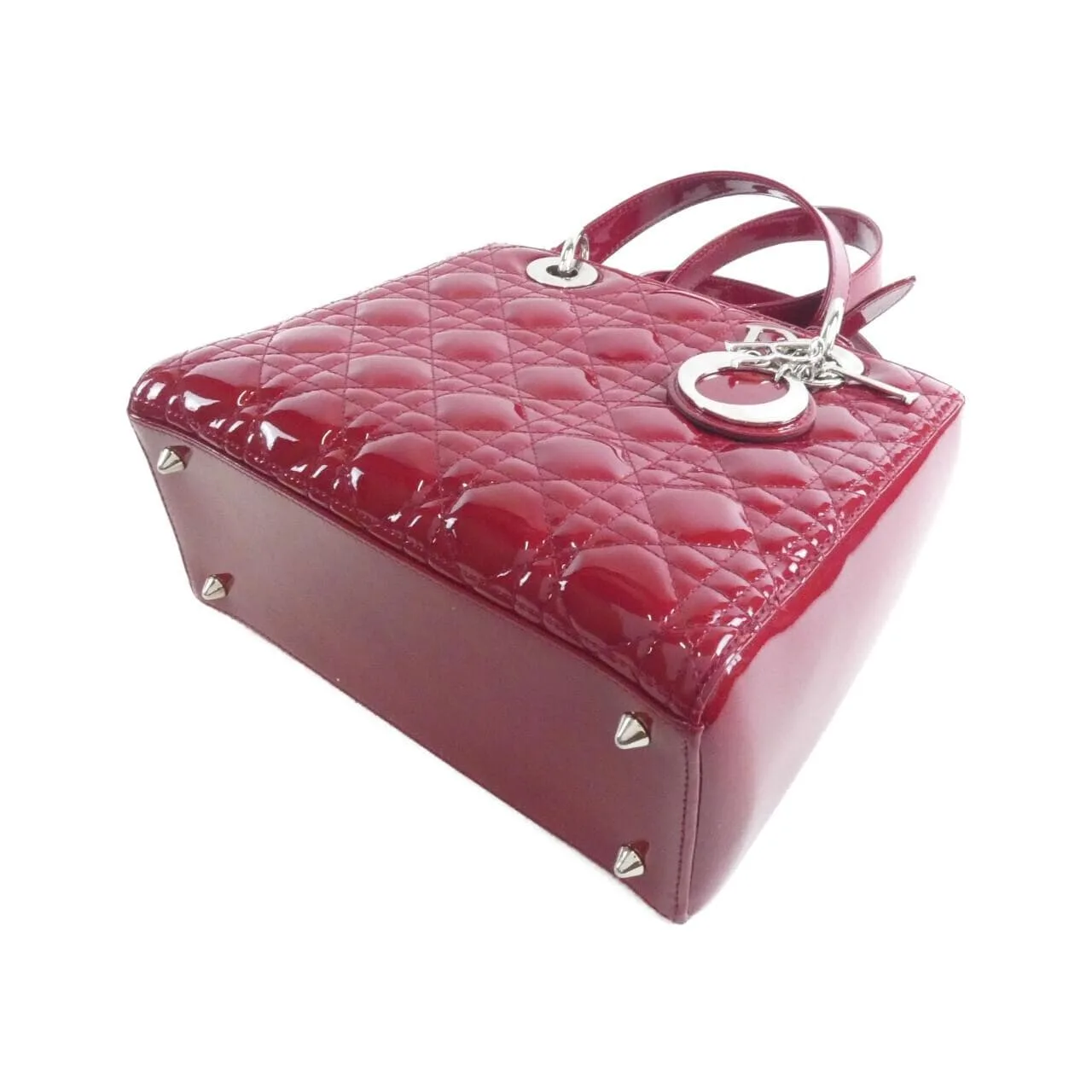 DIOR Lady Dior VRB44551 Handbag Patent Leather 3
