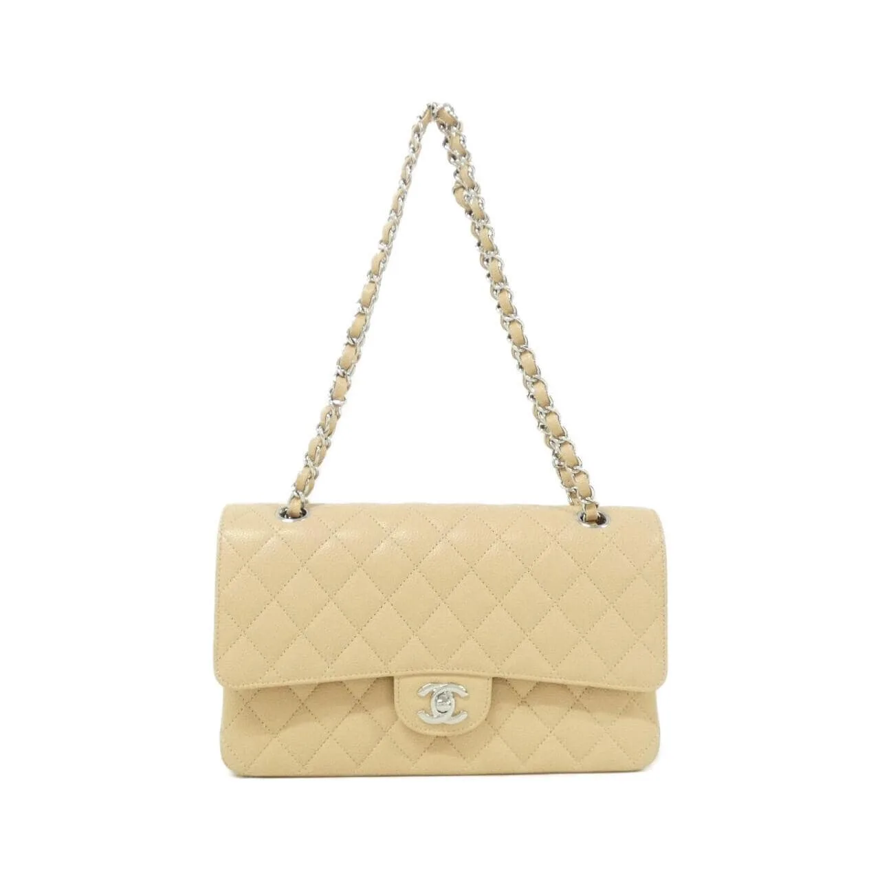 CHANEL Matelasse 1112 Shoulder Grained Calfskin