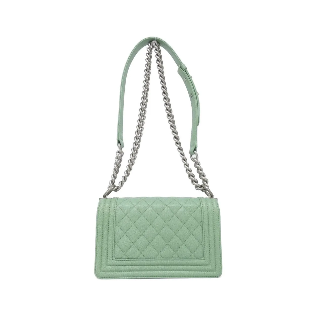 CHANEL Boy Chanel 67085 Shoulder Grained Calfskin 2