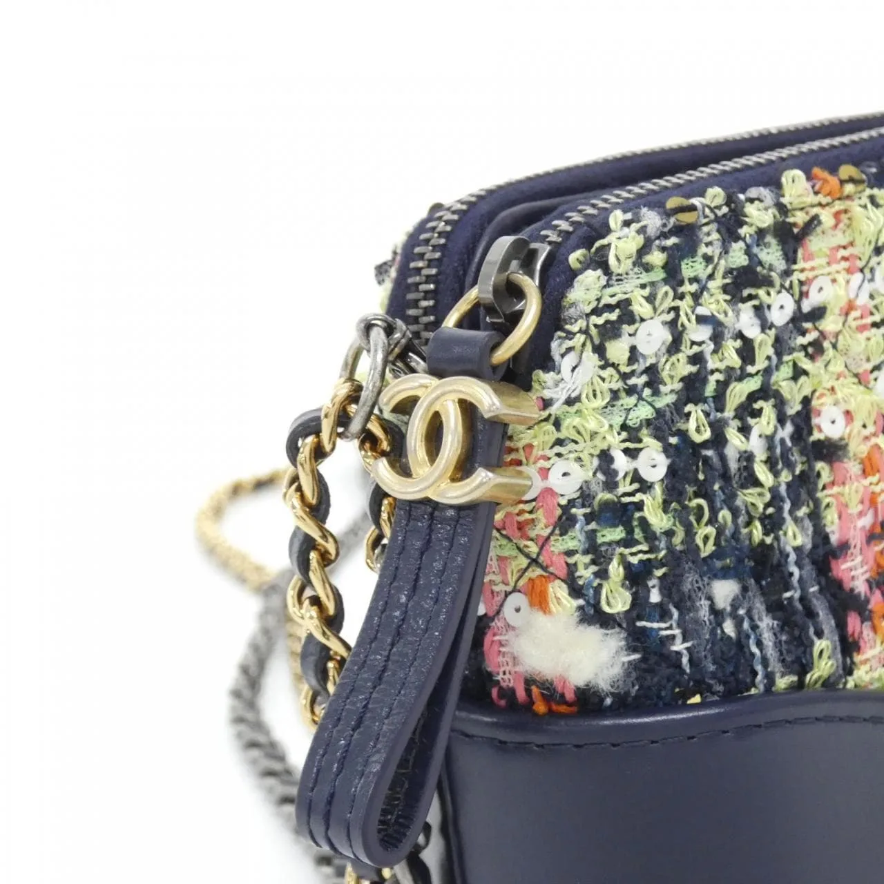 CHANEL Gabrielle 94505 肩背包 粗花呢 4