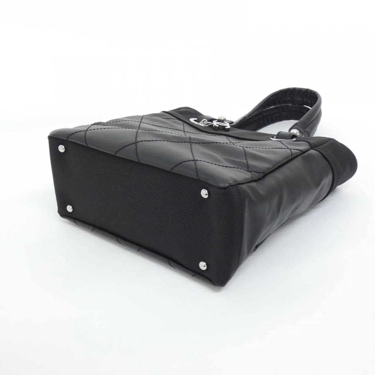 CHANEL 34208 Handbag Canvas 2