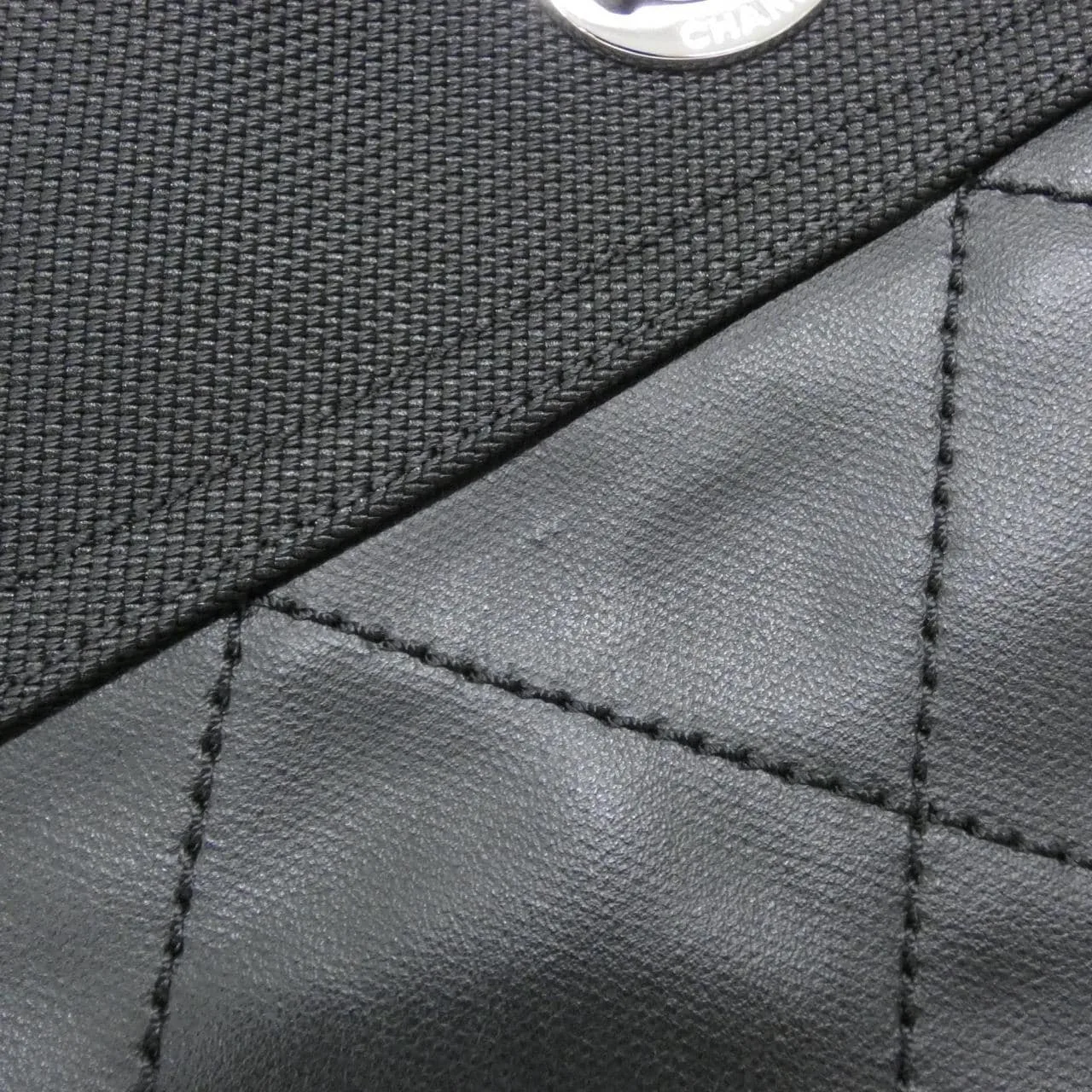 CHANEL 34208 Handbag Canvas 3