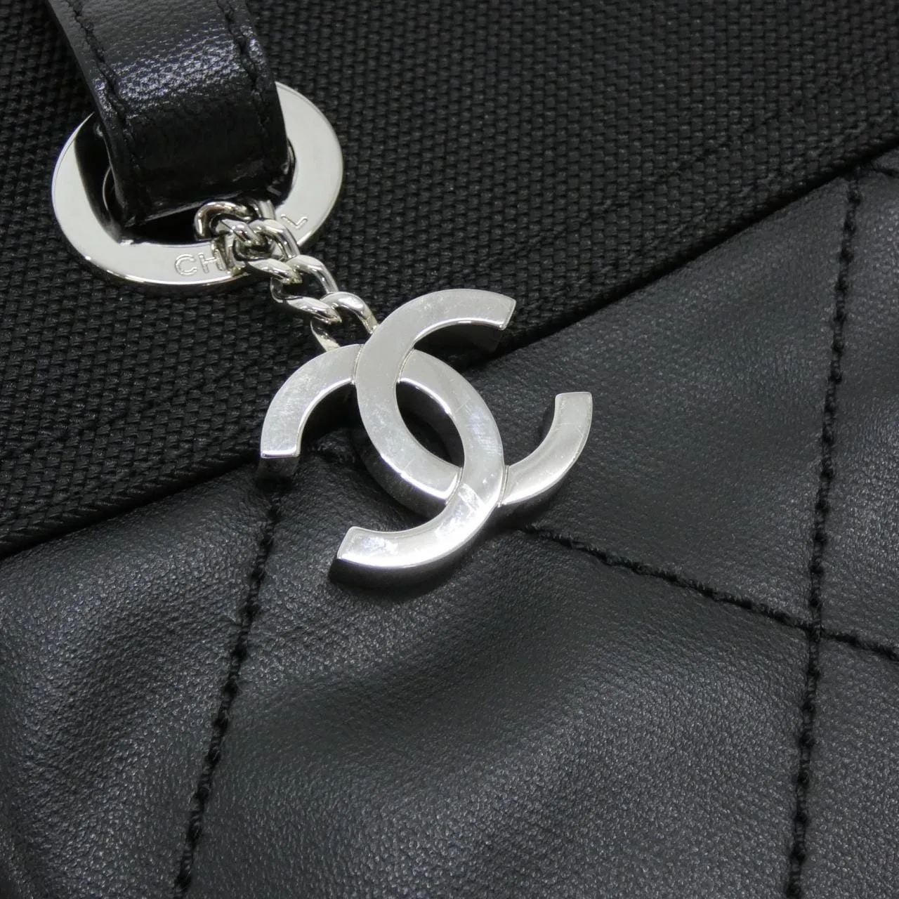 CHANEL 34208 Handbag Canvas 4