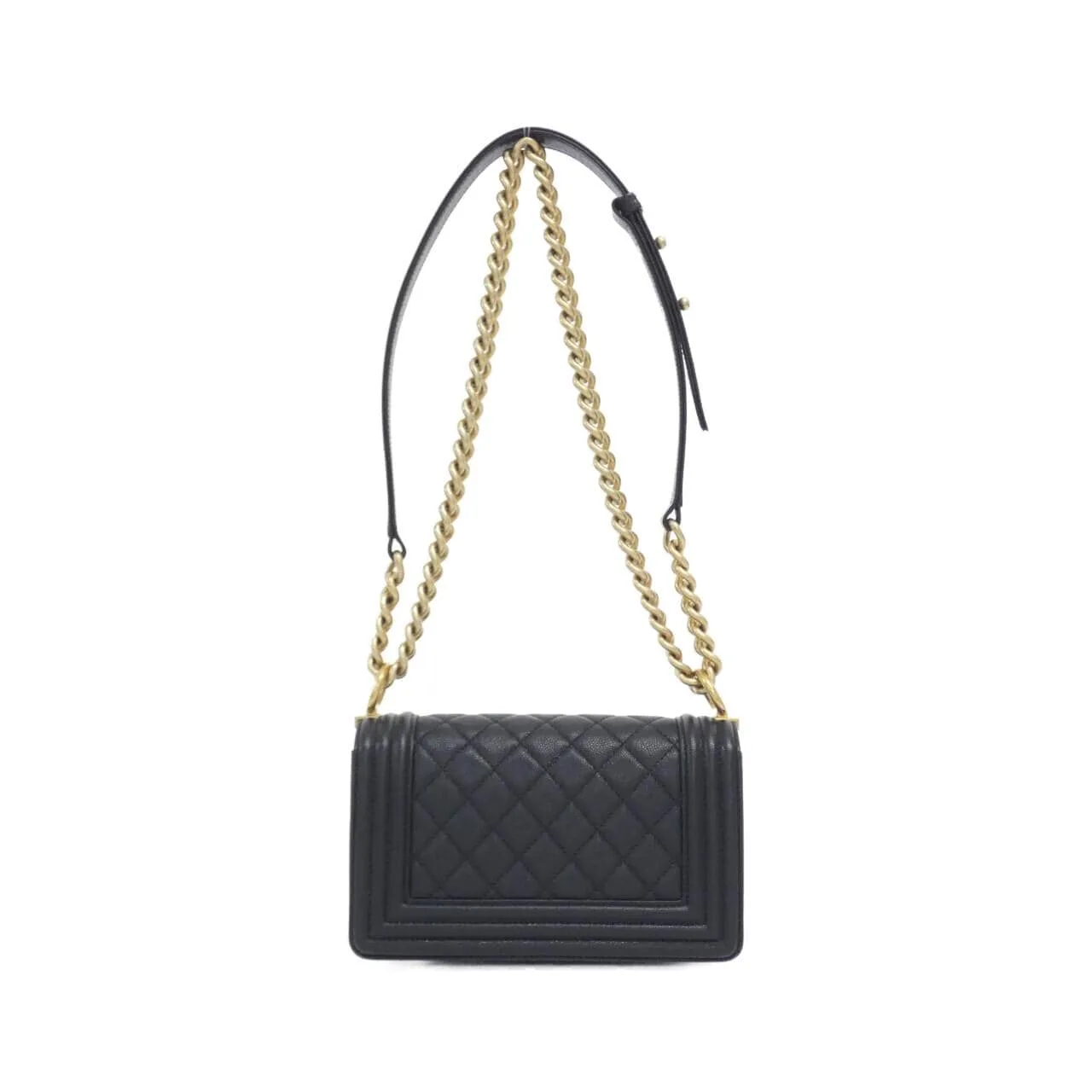 CHANEL Boy Chanel 67085 Shoulder Grained Calfskin 2