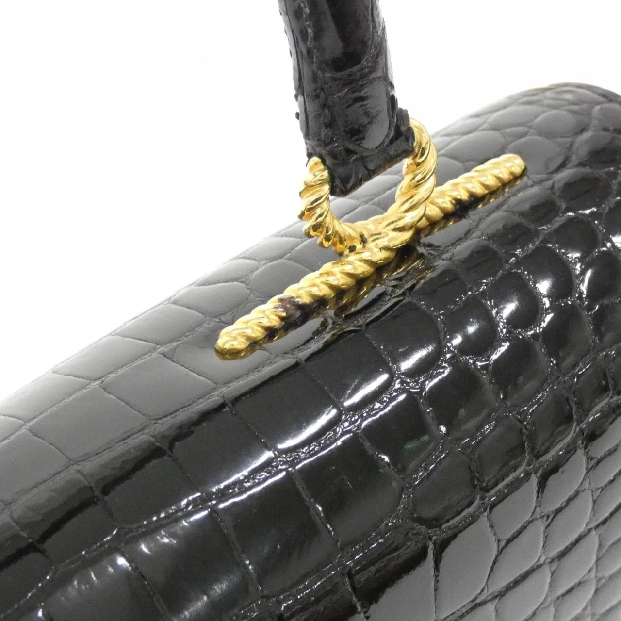 HERMES Handbag Crocodile 5