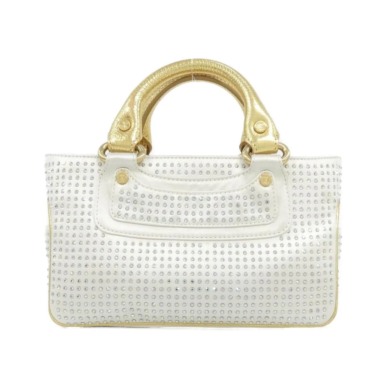 CELINE Boogie Handbag Satin